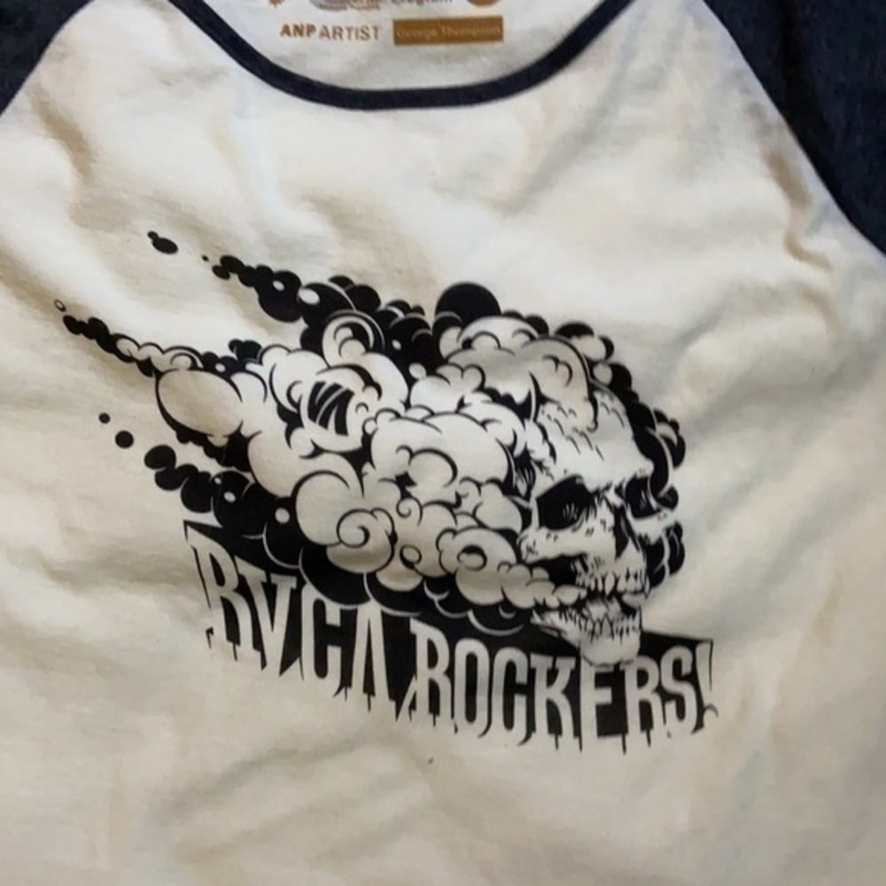RVCA || NWT Rocker Baseball L/S Tee - Picture 2 of 6